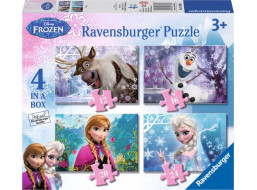 RAVENSBURGER Puzzle Ľadové kráľovstvo 4v1 (12,16,20,24 dielikov)