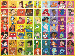 RAVENSBURGER Puzzle Disney: Postavičky XXL 100 dielikov