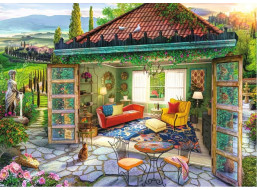 RAVENSBURGER Puzzle Toskánska oáza 1000 dielikov