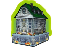 RAVENSBURGER Svietiace 3D puzzle Nočná edícia Strašidelný dom 257 dielikov