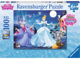 RAVENSBURGER Trblietavé puzzle Popoluška XXL 100 dielikov