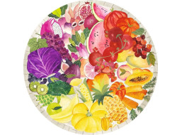 RAVENSBURGER Okrúhle puzzle Kruh farieb: Ovocie a zelenina 500 dielikov