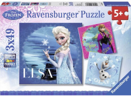 RAVENSBURGER Puzzle Ľadové kráľovstvo 3x49 dielikov