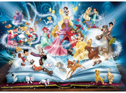RAVENSBURGER Puzzle Disneyho magická kniha rozprávok 1500 dielikov