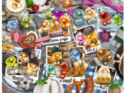 RAVENSBURGER Puzzle Gelini na Oktoberfeste 2000 dielikov