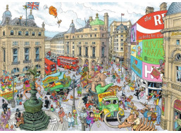RAVENSBURGER Puzzle Mestá sveta: Londýn 1000 dielikov