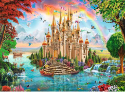 RAVENSBURGER Puzzle Rozprávkový zámok XXL 100 dielikov