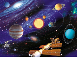 RAVENSBURGER Puzzle Slnečná sústava XXL 200 dielikov