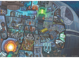 RAVENSBURGER Puzzle Star Wars: Kde je Žvejkal? 1000 dielikov