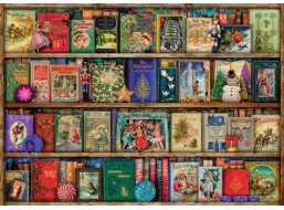 RAVENSBURGER Puzzle Vianočná knižnica 1000 dielikov