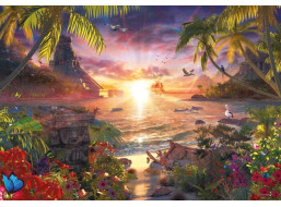 RAVENSBURGER Puzzle Západ slnka v raji 18000 dielikov
