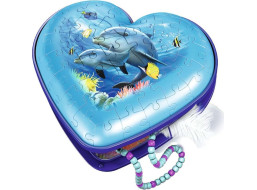 RAVENSBURGER 3D puzzle Srdce podmorský svet 54 dielikov