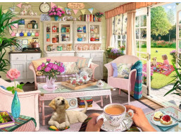 RAVENSBURGER Puzzle Čajovňa 1000 dielikov