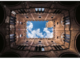 RAVENSBURGER Puzzle Cortile della Podestà, Palazzo Pubblico, Siena, Taliansko 1000 dielikov