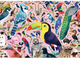 RAVENSBURGER Puzzle Úžasné vtáky 1000 dielikov