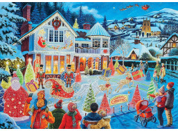 RAVENSBURGER Puzzle Vianočný dom 1000 dielikov