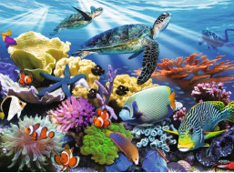 RAVENSBURGER Puzzle Život v oceáne XXL 200 dielikov