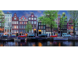GIBSONS Panoramatické puzzle Amsterdam 636 dielikov