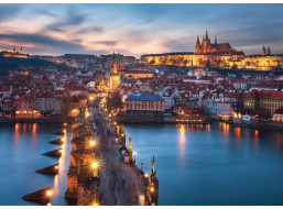 RAVENSBURGER Puzzle Nočná Praha, Česká republika 1000 dielikov