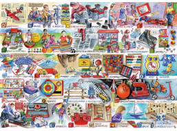 GIBSONS Puzzle Abeceda hier a hračiek 1000 dielikov