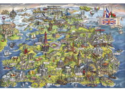 GIBSONS Puzzle Krásna Británia 500 dielikov