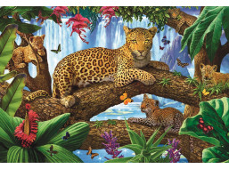 TREFL Puzzle Odpočinok v korunách stromov 1500 dielikov