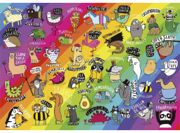 GIBSONS Puzzle Slovná asociácia 500 dielikov