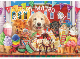 TREFL Puzzle UFT Cuteness Overload: Psíci pred cukrárňou 1000 dielikov