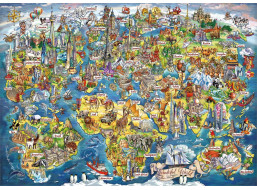 GIBSONS Puzzle Báječný svet 1000 dielikov