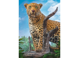 TREFL Puzzle Divoký leopard 500 dielikov