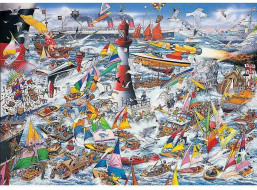 GIBSONS Puzzle Milujem lode 1000 dielikov