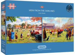 GIBSONS Puzzle Pohľad od postrannej čiary 2x500 dielikov