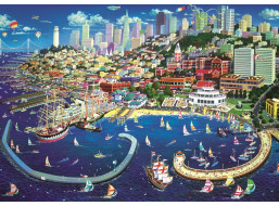 TREFL Puzzle Prístav v San Franciscu 2000 dielikov