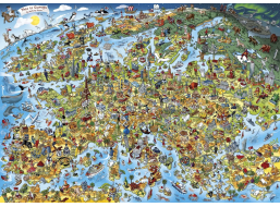 GIBSONS Puzzle To je Európa 1000 dielikov