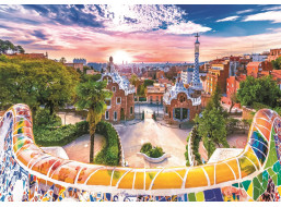TREFL Puzzle Západ slnka nad Barcelonou, Španielsko 1000 dielikov