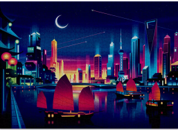 CLOUDBERRIES Puzzle Skyline 1000 dielikov