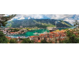 TREFL Panoramatické puzzle Kotor, Čierna Hora 500 dielikov