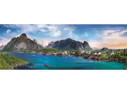 TREFL Panoramatické puzzle Lofoty, Nórsko 500 dielikov