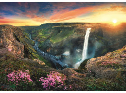 TREFL Puzzle Vodopád Háifoss, Island 2000 dielikov
