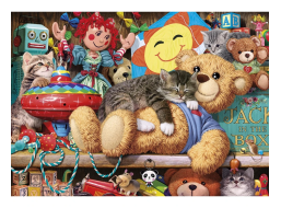 GIBSONS Puzzle Zdriemnutie na medvedíkovi 1000 dielikov