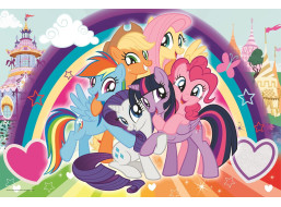 TREFL Puzzle My Little Pony: Šťastní poníky MAXI 24 dielikov