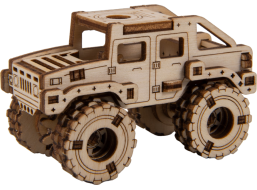 WOODEN CITY 3D puzzle Superfast Monster Truck č.2