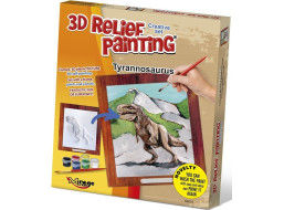 MIRAGE HOBBY Kreatívna sada 3D maľovanie Relief Painting: Tyrannosaurus