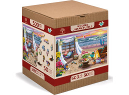 WOODEN CITY Drevené puzzle Letný čas 2v1, 505 dielikov EKO
