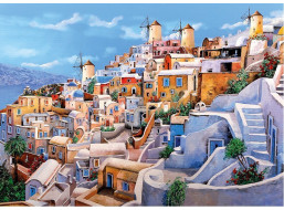 CHERRY PAZZI Puzzle Farby Santorini 1000 dielikov