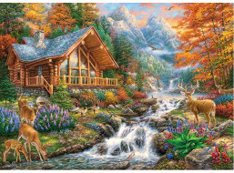CHERRY PAZZI Puzzle Pokoj vysoko v horách 1000 dielikov