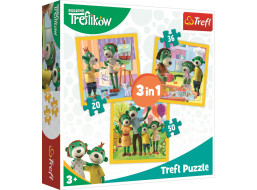 Puzzle Treflíci: Byť spolu je fajn 3v1 (20,36,50 dielikov)