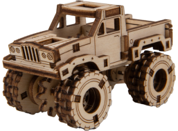 WOODEN CITY 3D puzzle Superfast Monster Truck č.3