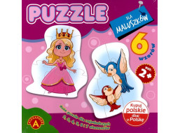 ALEXANDER Baby puzzle Princezná 6v1 (2-7 dielikov)
