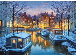 CHERRY PAZZI Puzzle Amsterdam v noci 1000 dielikov